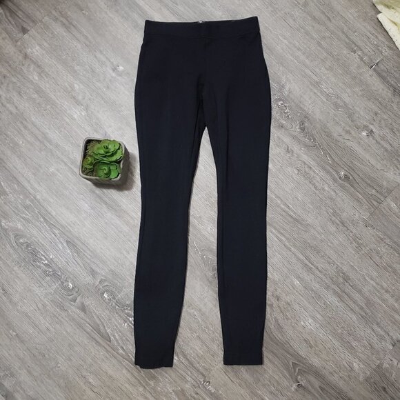 J Crew Pixie Pants Sz 00 Black Ponte Zip Up - Picture 1 of 6
